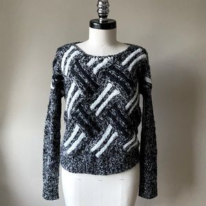 Bloomingdale’s AQUA Marled Patterned Sweater